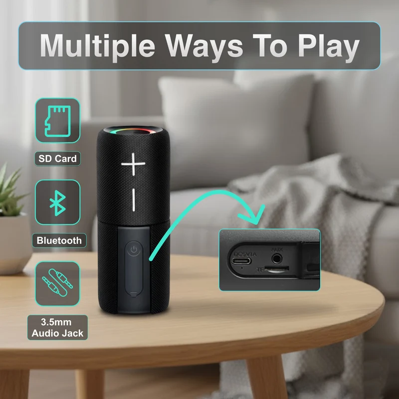 Laser Magnetic Portable Speaker