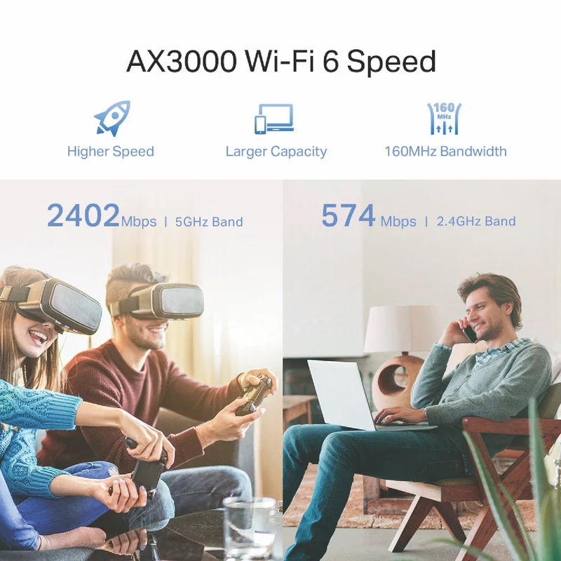 TP-LINK AX3000 Mesh Wi-Fi 6 Extender