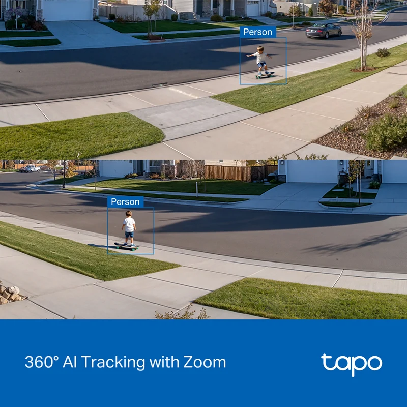 TP-LINK 3K Solar-Powered Pan/Tilt Security Camera Kit