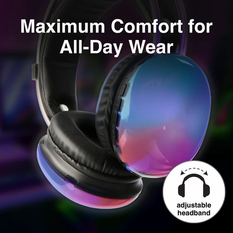 Laser RGB Bluetooth Gaming Headset