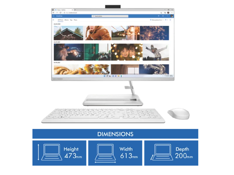 Lenovo IdeaCentre 3 27" i3 8GB 512GB AIO