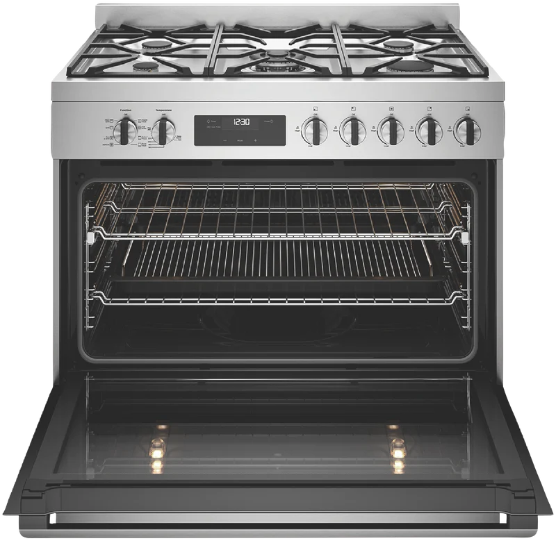 Westinghouse 90cm Dual Fuel Freestanding Cooker, Stainless Steel