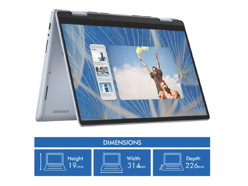 Dell Inspiron 7000 14" Core 7 16GB 1TB Touch 2-in-1 Laptop