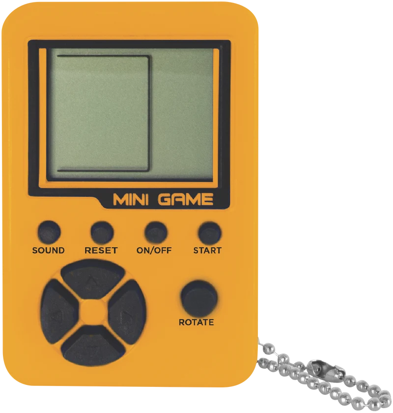 Techxtras KeyChain Game Machine (Yellow)