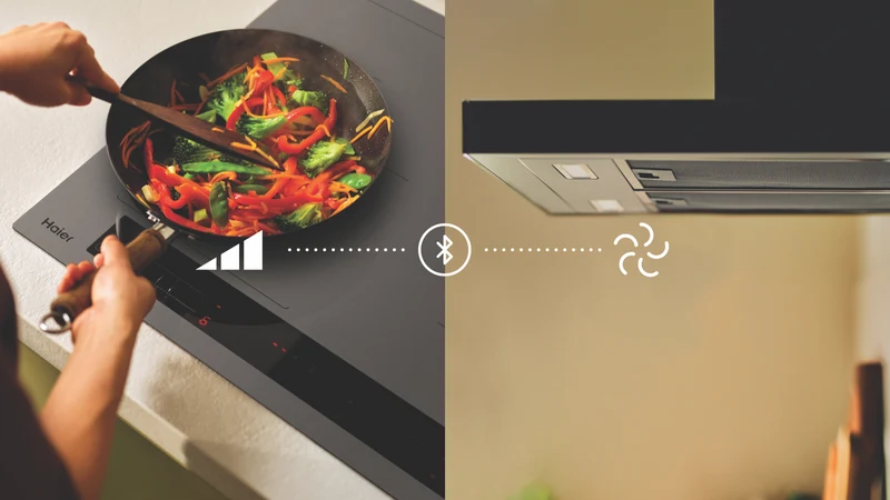 Haier 60cm 500 Series Induction Cooktop 4 Zone Flexi Zone