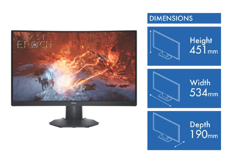 Dell 24" FHD Curved Gaming Monitor