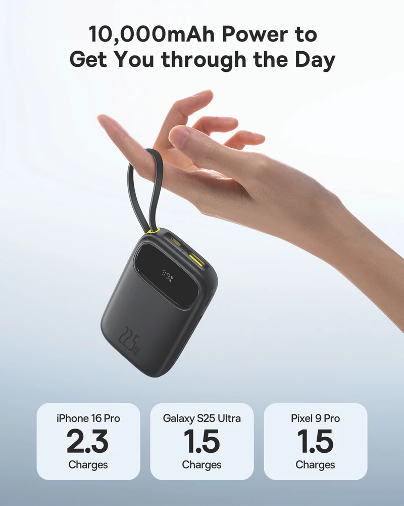 Baseus Digital Display 22.5W 20000mAh Power Bank Cosmic Black