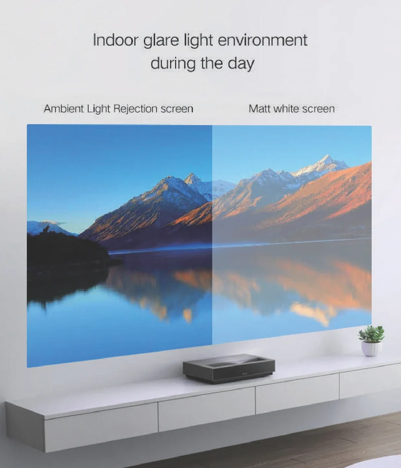 2C 100" Ambient Light Rejecting Screen