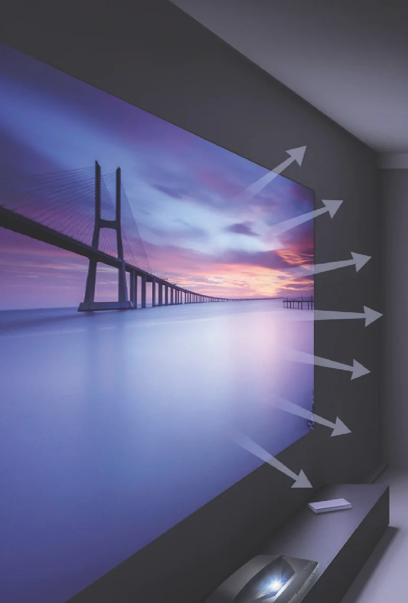 2C 100" Ambient Light Rejecting Screen