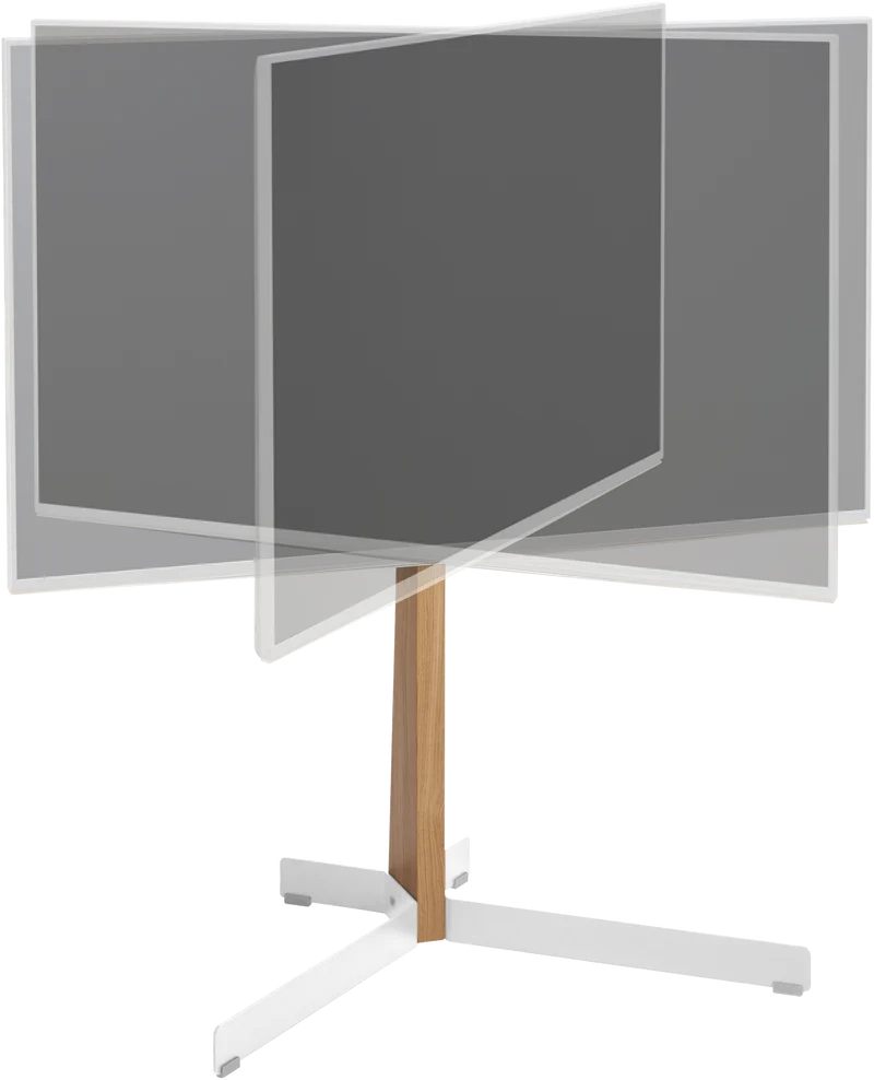 Vogels TV Floor Stand (Upto 77") White & Oak