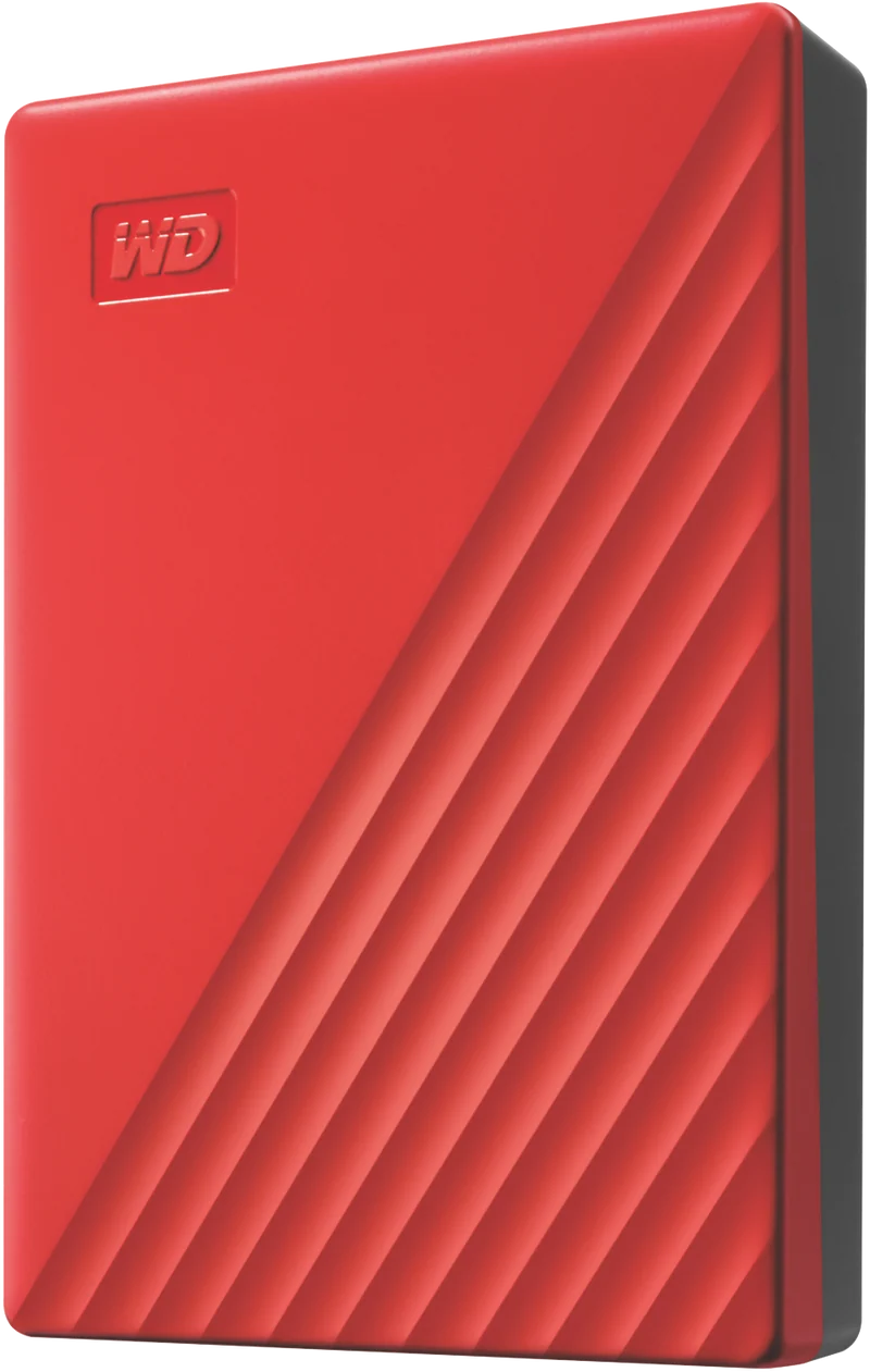 Western Digital 4TB My Passport Portable HDD (Red)