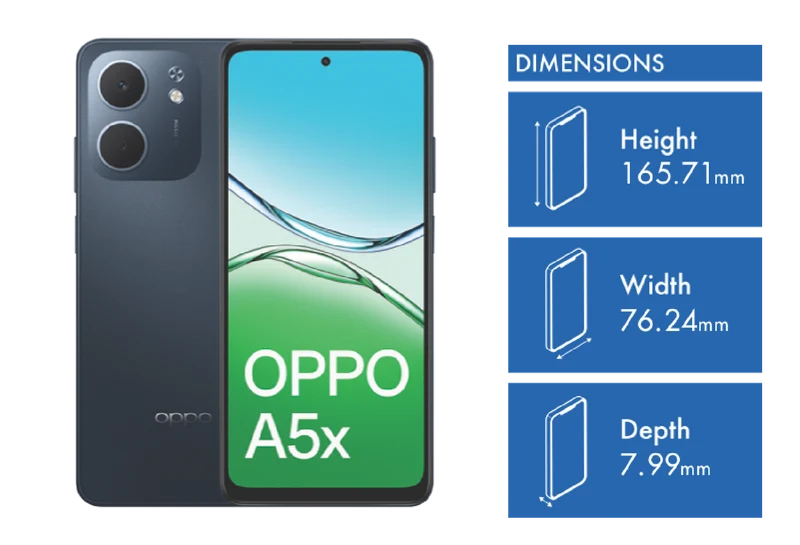 OPPO A5x 128GB Midnight Blue