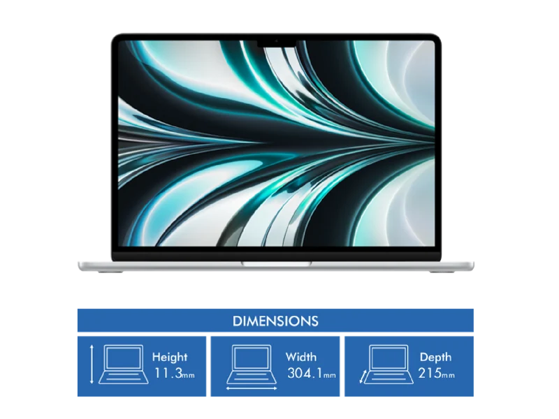 Apple MacBook Air 13" with M2 chip 16GB 256GB - Silver