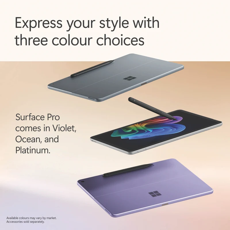Microsoft Surface Pro Copilot+ PC 12" Snapdragon X Plus 8 Core 16GB 512GB -Ocean
