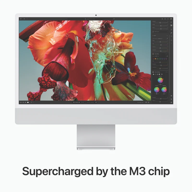 Apple iMac 24" Retina 4.5K Display with M3 chip 10-core GPU 512GB Silver
