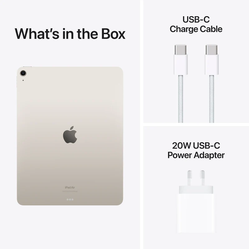 Apple iPad Air 13" M2 Wi-Fi 1TB - Starlight