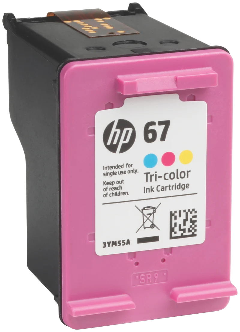 HP 67 Tri-color Original Ink Cartridge