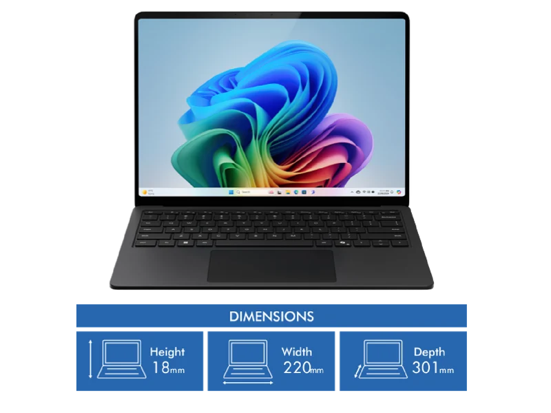 Microsoft Surface Laptop (7th Ed) Copilot+ PC 13.8" X Plus 10 Core 16GB 512GB - Bk
