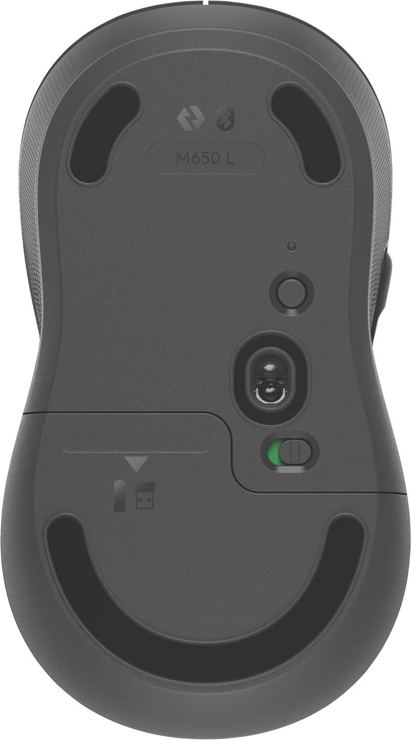 Logitech M650 Signature Wireless Mouse (Black)