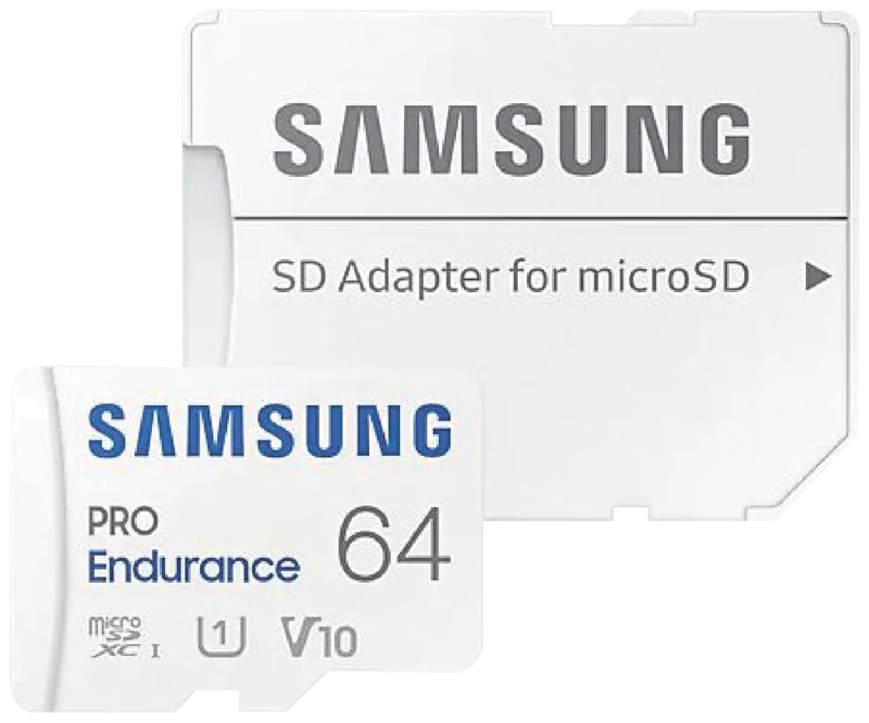 Samsung 64GB Micro SDXC Pro Endurance UHS-1 Class 10 Memory Card