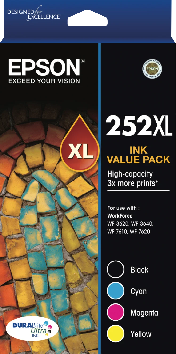 Epson 252 XL DURABrite Value Pack