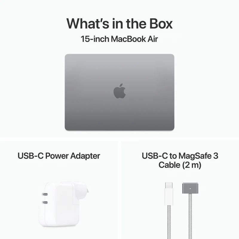 Apple MacBook Air 15" with M3 chip 16GB 256GB - Space Grey