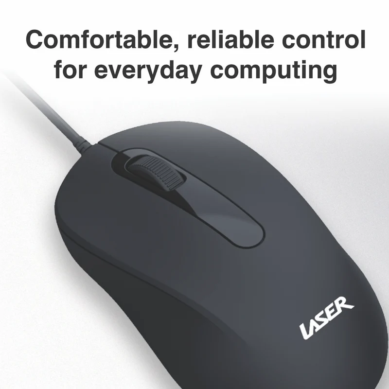 Laser Ergonomic Wired Mouse