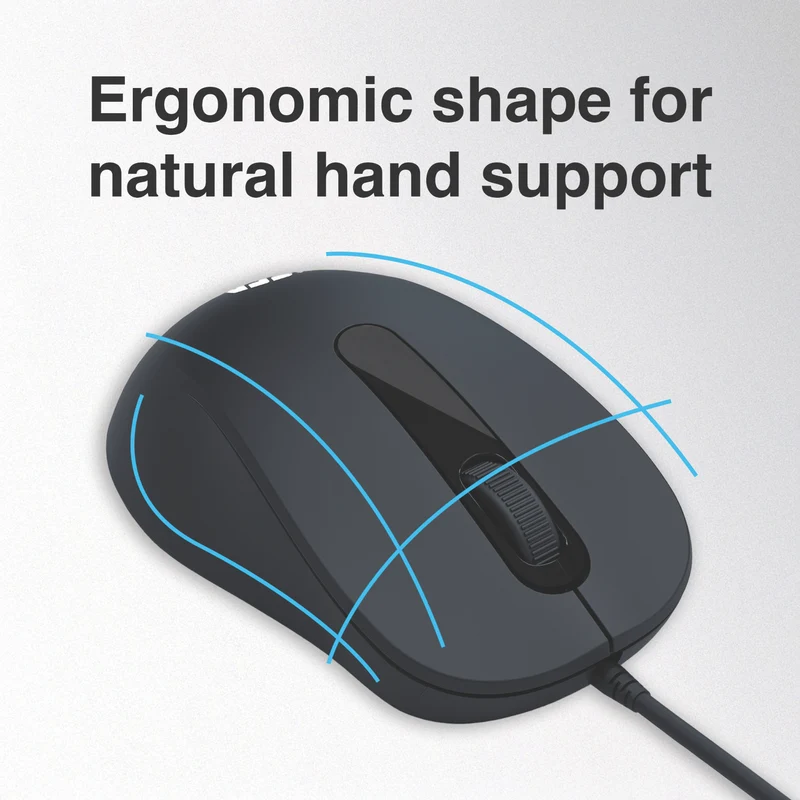 Laser Ergonomic Wired Mouse