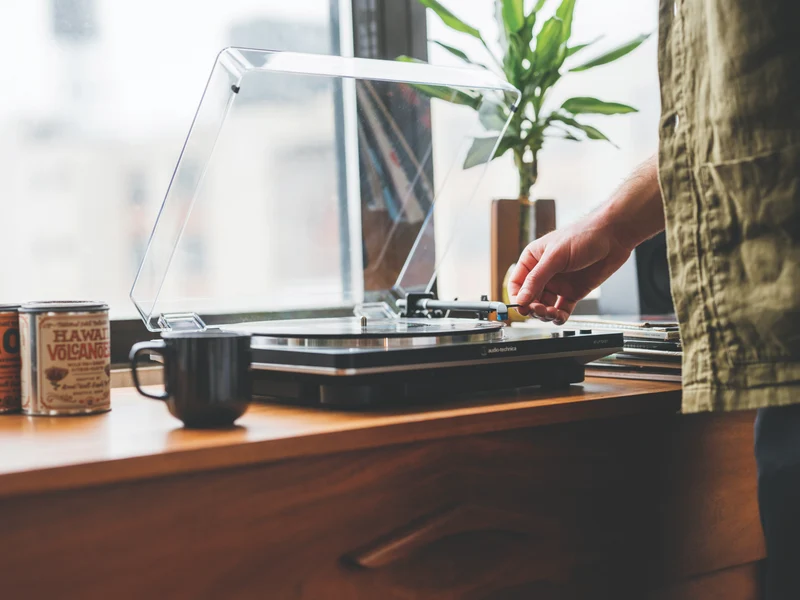 Audio Technica LP70X Bluetooth Turntable Black/Silver