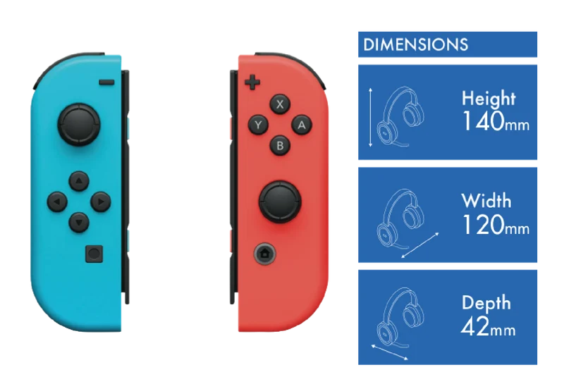 Nintendo Switch Joy-Con Pair Neon Red & Blue