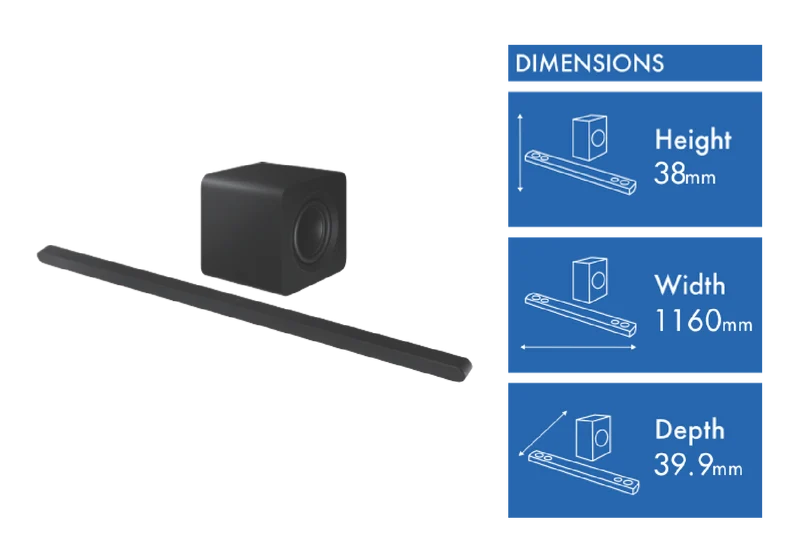 Samsung 3.1.2ch Ultra Slim Dolby Atmos Soundbar