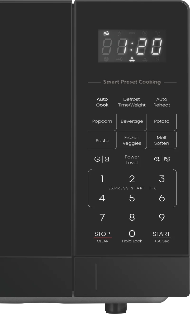 Hisense 20L 800W Compact Microwave Black