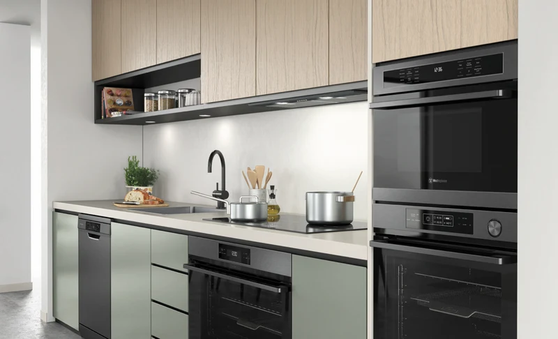 Westinghouse 44L Built-in Dark Stainless Steel Combi Microwave