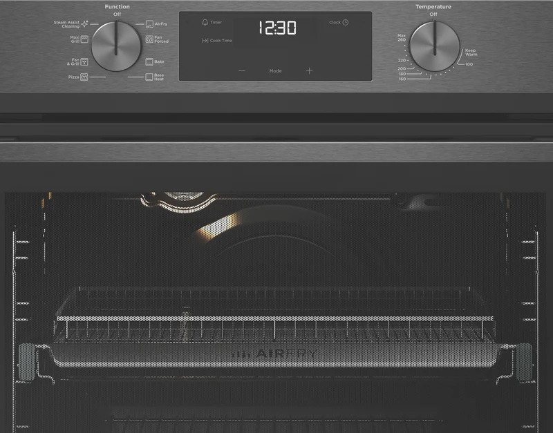 Westinghouse 60cm 8 Multi Function Oven with Airfry, Dark Stainless Steel
