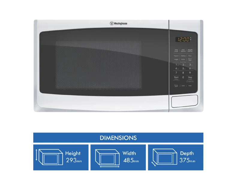 Westinghouse 23L 800W White Microwave
