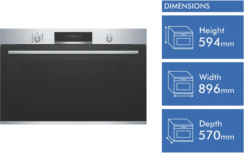 Bosch Series 6 90cm Pyrolytic Oven
