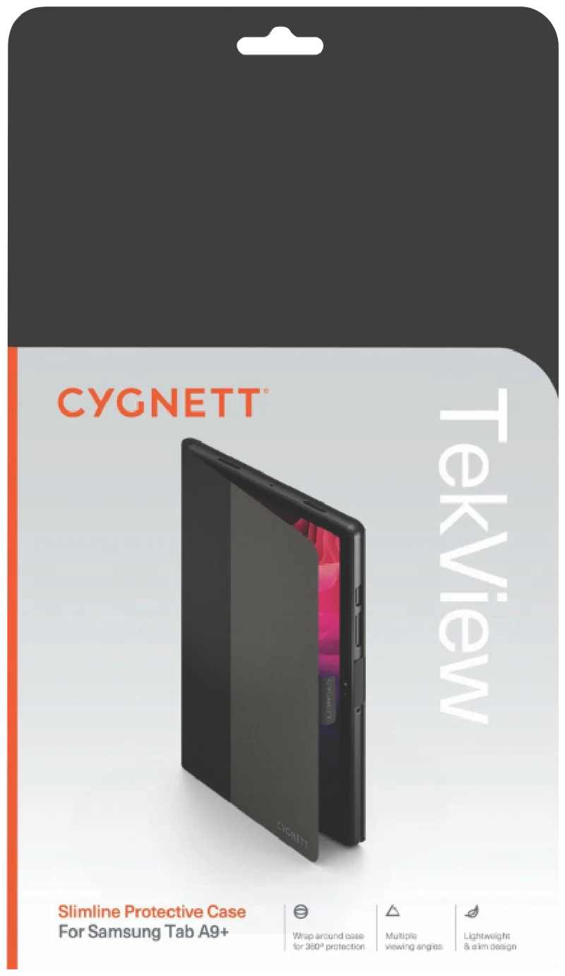 Cygnett Samsung Galaxy Tab A9+ TekView Case (Black)