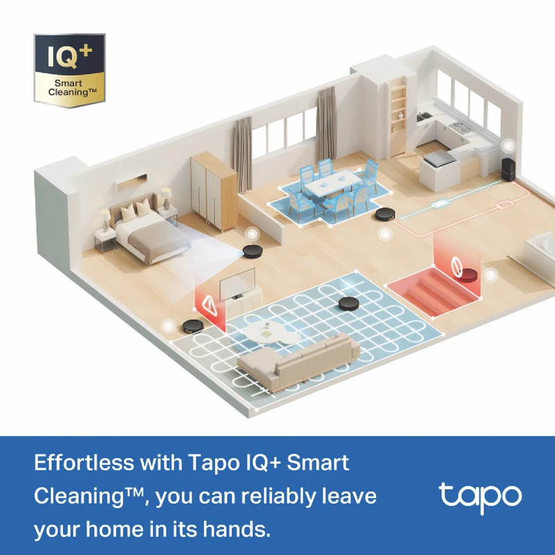 TP-LINK Tapo RV20 Max Plus Robotic Vacuum and Mop with Auto Empty Station