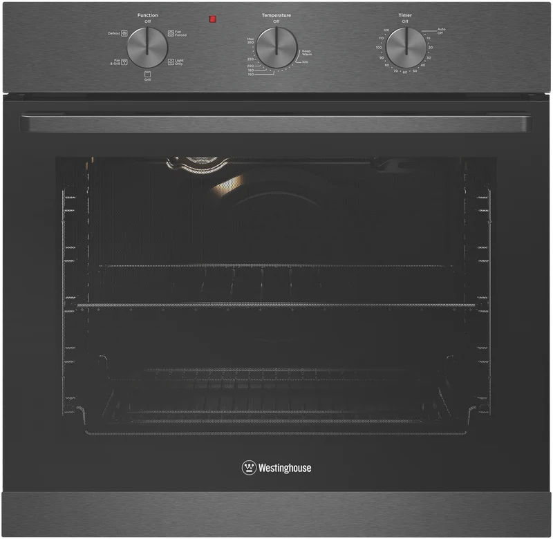 Westinghouse 60cm 5 Multi Function Oven, Dark Stainless Steel