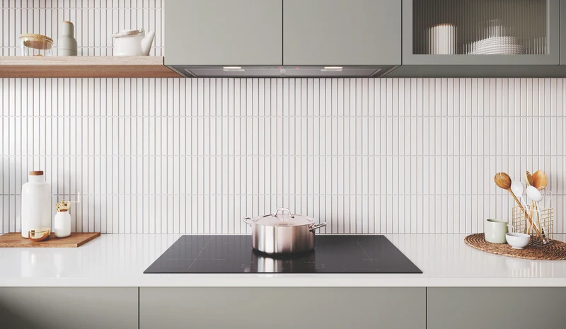 Westinghouse 86cm Integrated Rangehood, Dark Stainless Steel