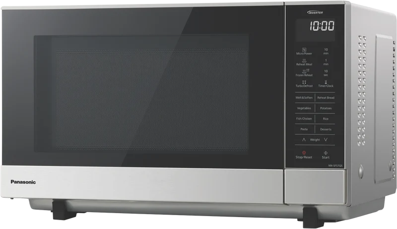 Panasonic 27L 1000W Flatbed Microwave Stainless Steel