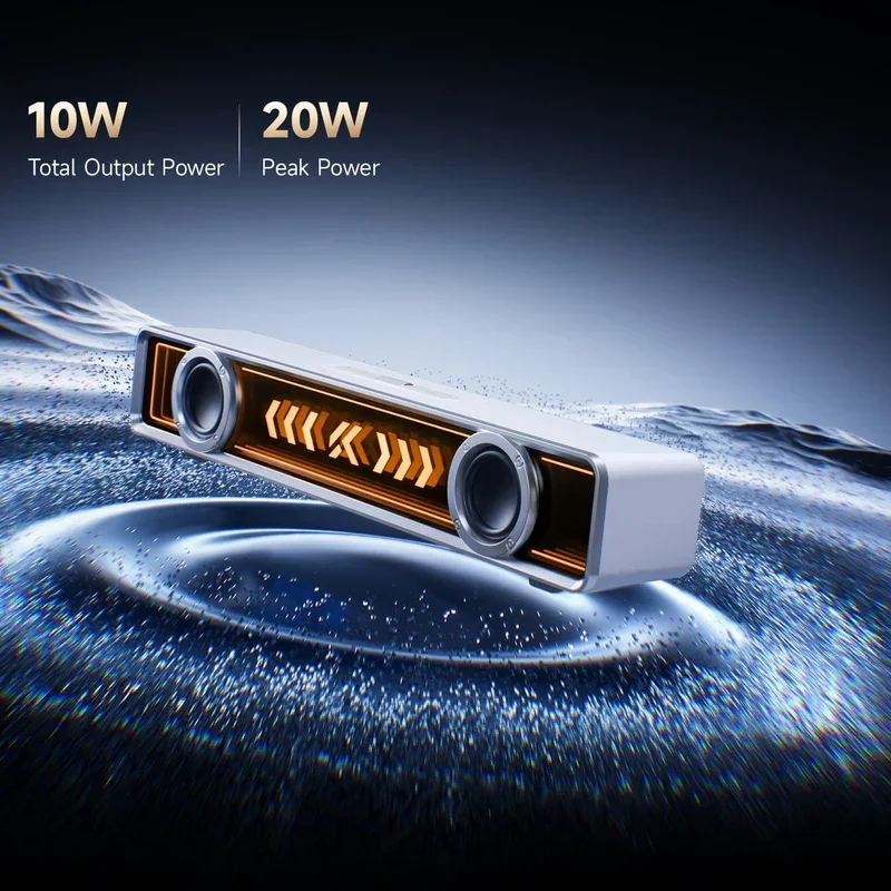 Mchose K20 Pro Gaming Soundbar Black | Dual-mode | 52mm Drivers