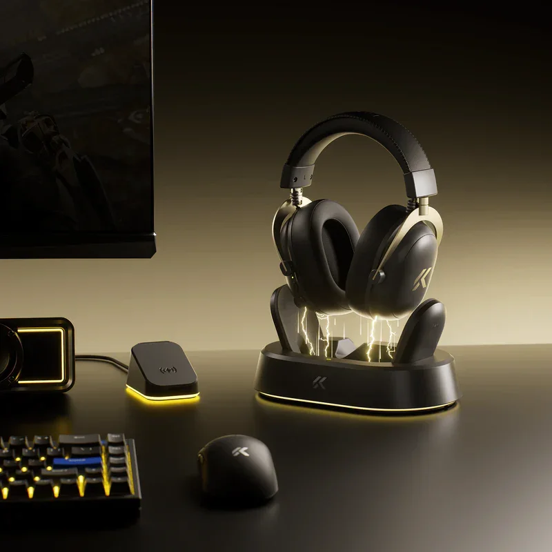 Mchose V9 Turbo Magnetic Wireless Gaming Headset | Tri-Mode | 2000mAh