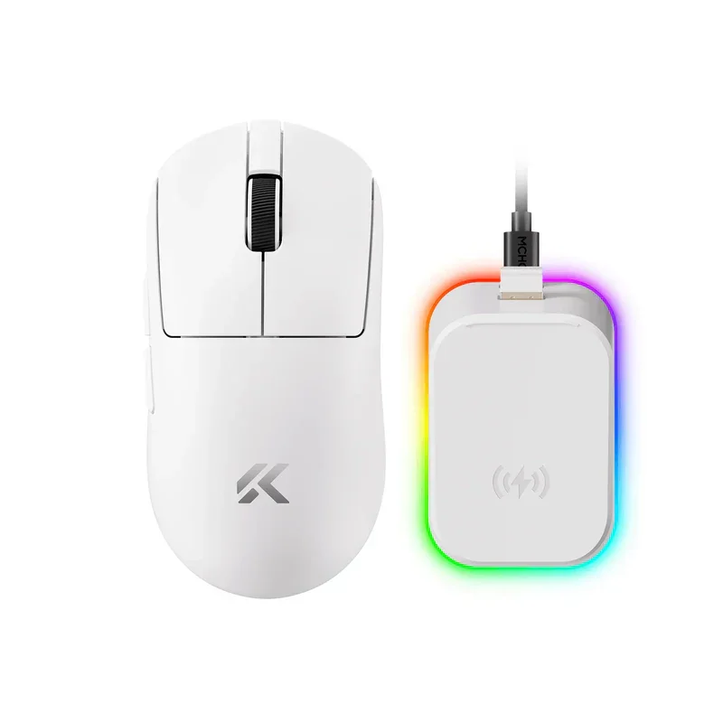 Mchose A7 V2 Ultra Plus Lightweight Wireless Gaming Mouse | Tri-Mode | Omron Mechanical 100M | 500mAh