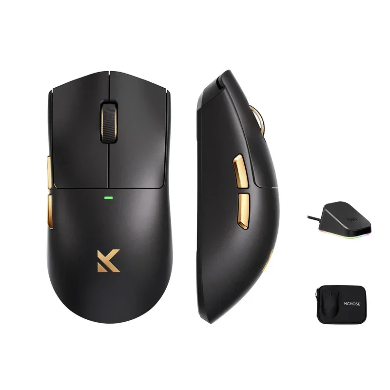 Mchose K7 Ultra Lightweight Wireless Gaming Mouse | Tri-Mode | Omron Mechanical 100M | 500mAh