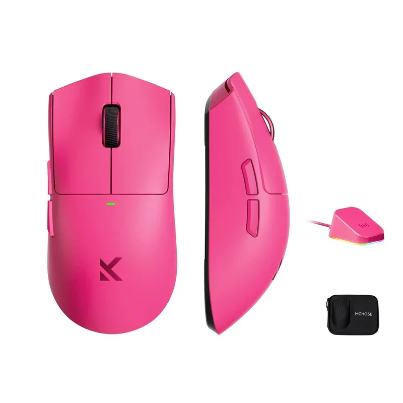 Mchose K7 Ultra Lightweight Wireless Gaming Mouse | Tri-Mode | Omron Mechanical 100M | 500mAh
