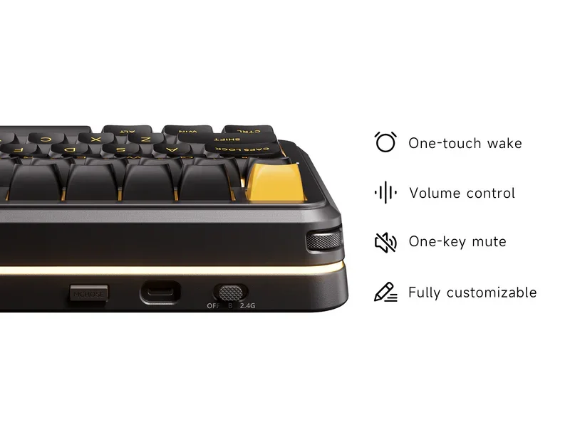 Mchose K99 V3 Wireless Mechanical Keyboard | Tri-Mode | Icy Creamsicle Switch | 10000mAh