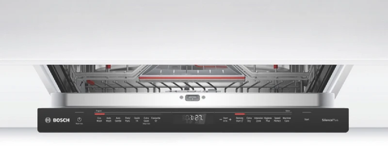 Bosch Series 6 Built-Under Dishwasher, Brushed Black Stainless Steel