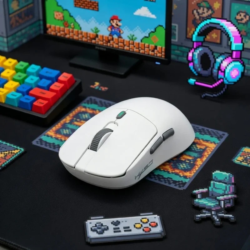 HXSJ T68 Tri-Mode Wireless Gaming Mouse | Long Battery Standby | 6 DPI Levels