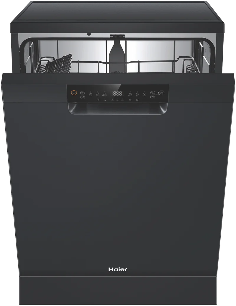 Haier 500 Series Freestanding Dishwasher - Black
